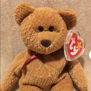 Error in face Curry Beanie baby.